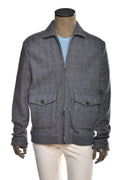 Kired Furb Herringbone Virgin Wool-Cashmere Overcoat