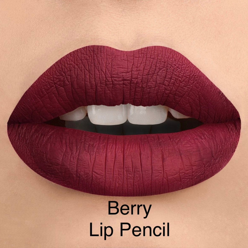 RETRACTABLE MATTE LIP PENCILS with SHEA BUTTER 9 Rich, Smudge‑Resistant Shades
