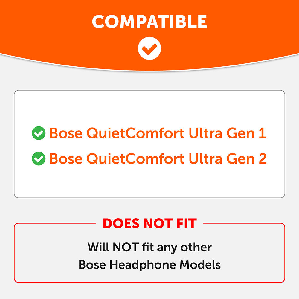 Bose QuietComfort Ultra Gen 1 & Gen 2 Earpad Sweat Covers - WC SweatZ QC Ultra