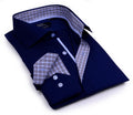 Button-Up Shirt //  - Tailored Fit - contrast  trimming - final sale