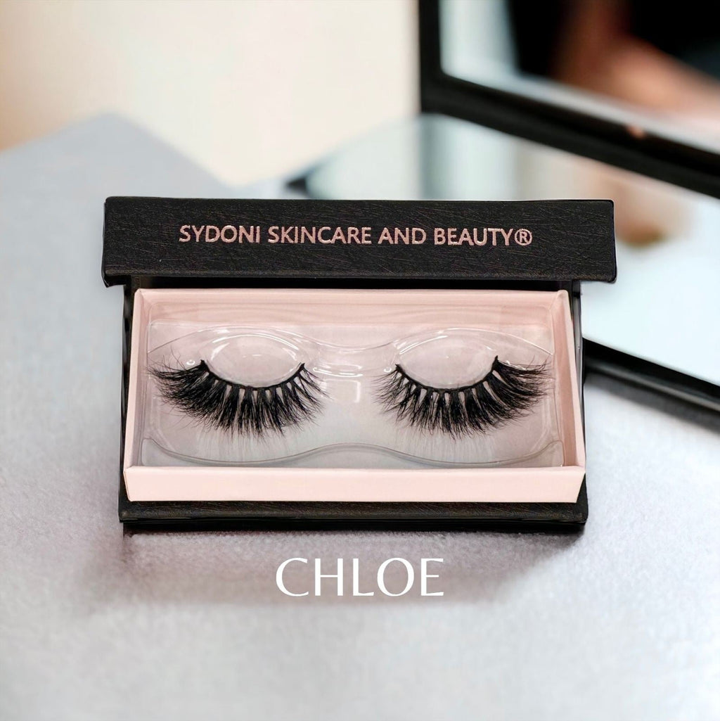 SYDONI "CHLOE" LUXURY MINK LASHES –Flared, Wispy, Sultry