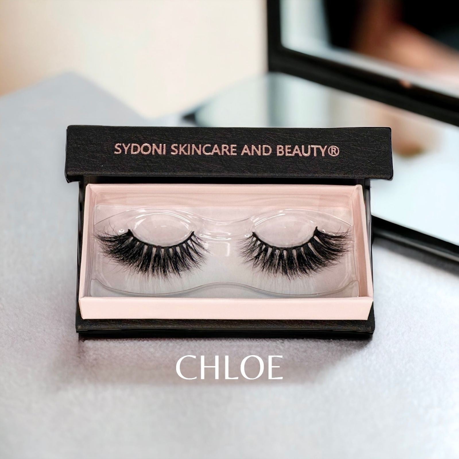 SYDONI "CHLOE" LUXURY MINK LASHES –Flared, Wispy, Sultry