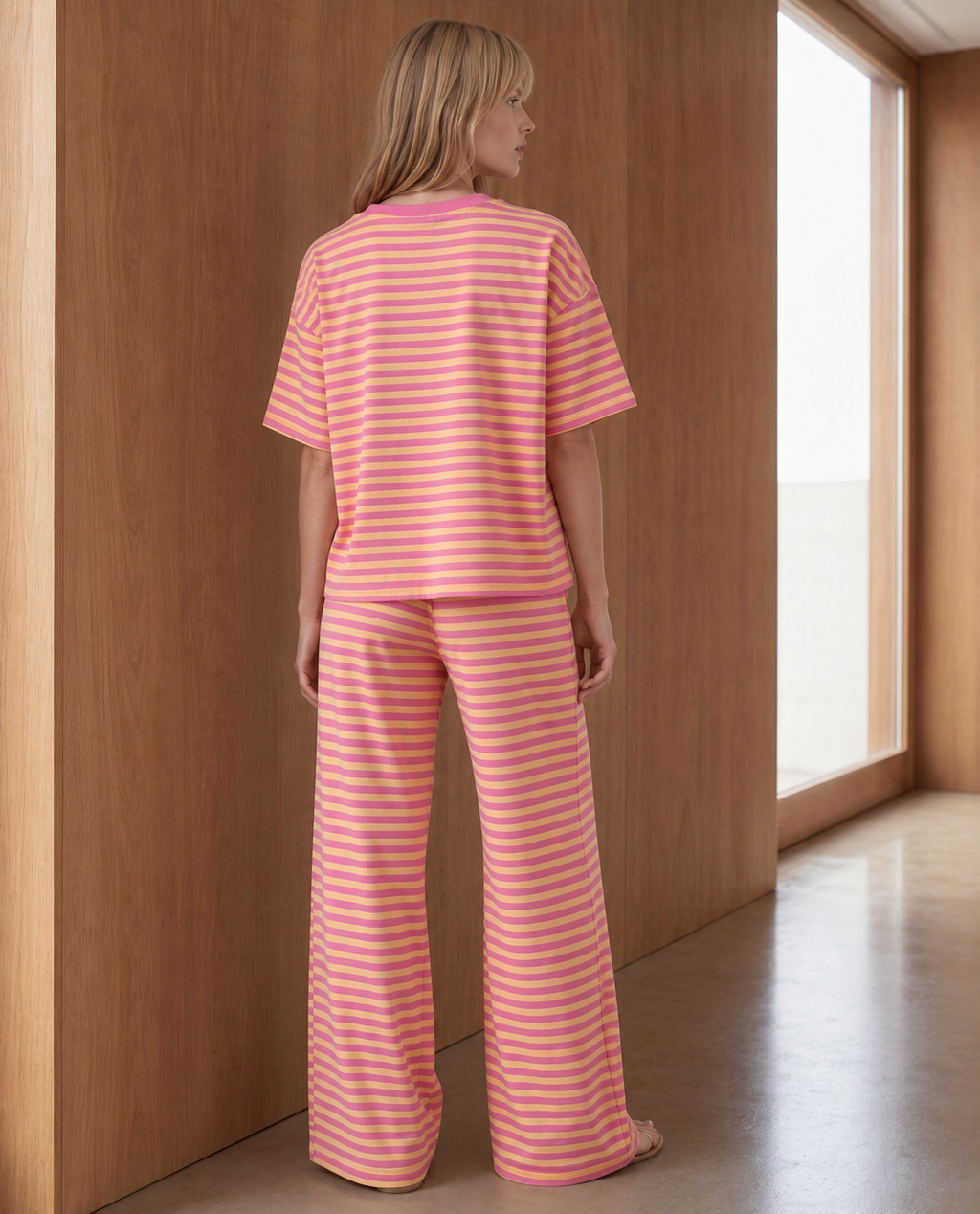 Lexie Drawstring Elastic Waist 2pcs Pant Set