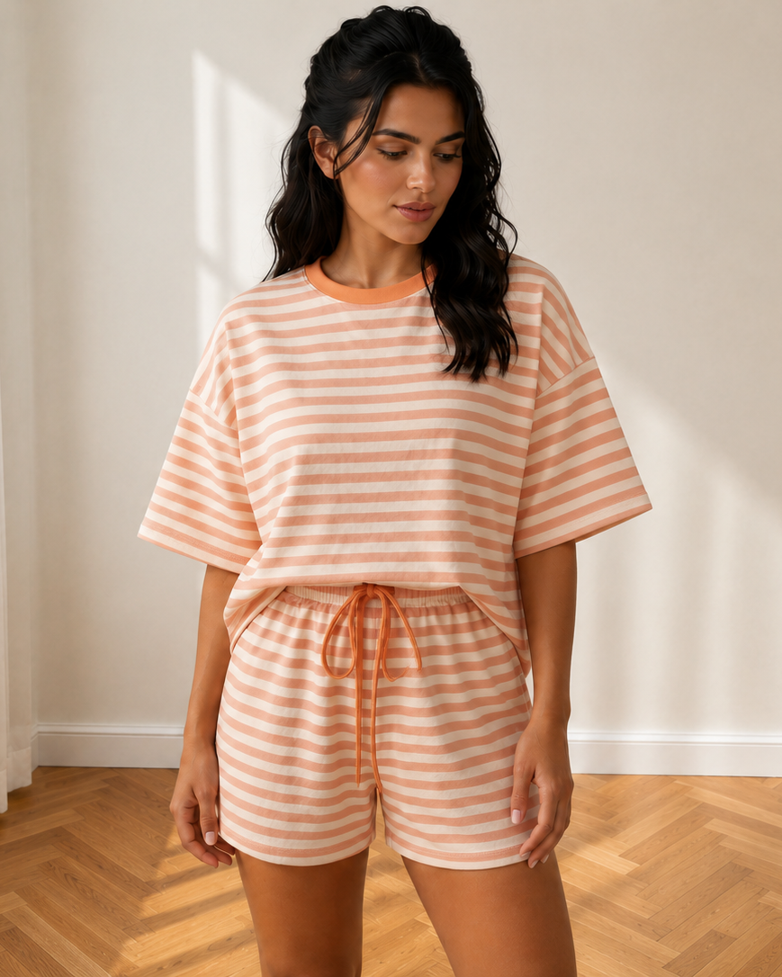 Weekend Retreat Drawstring Shorts Set