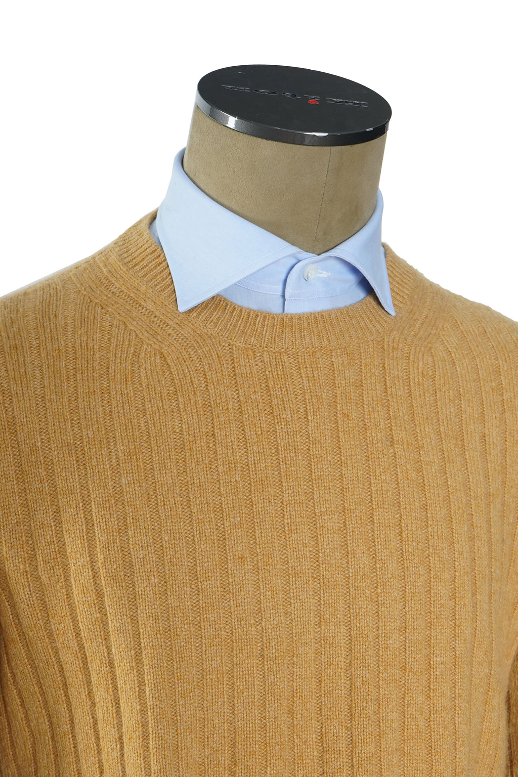 Brioni Ribbed Knit Cashmere Crewneck Sweater