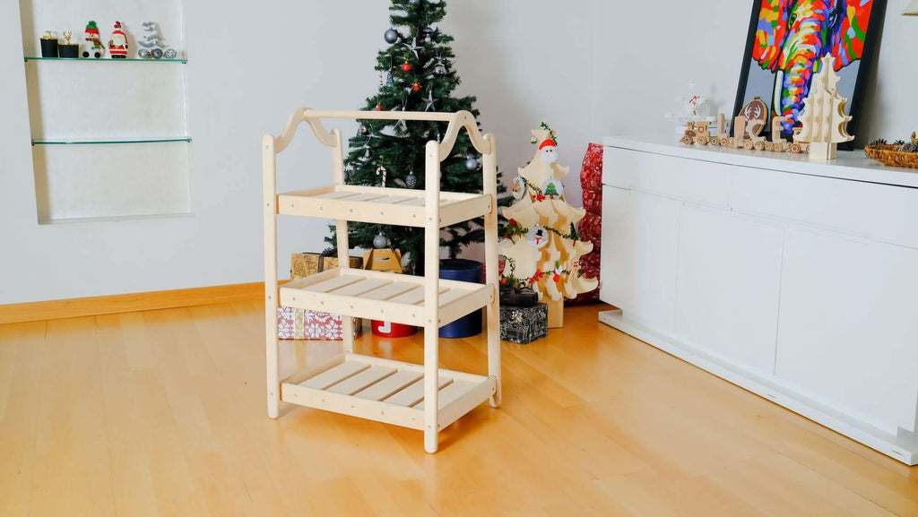 Montessori Wooden Wardrobe Set