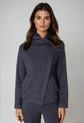 Dakota Hoodie Sweatshirt Jacket - Charcoal