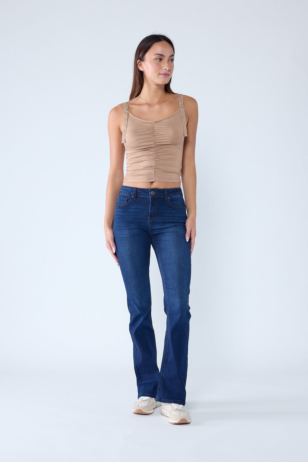 High Rise 5-Pocket Bootcut Jeans