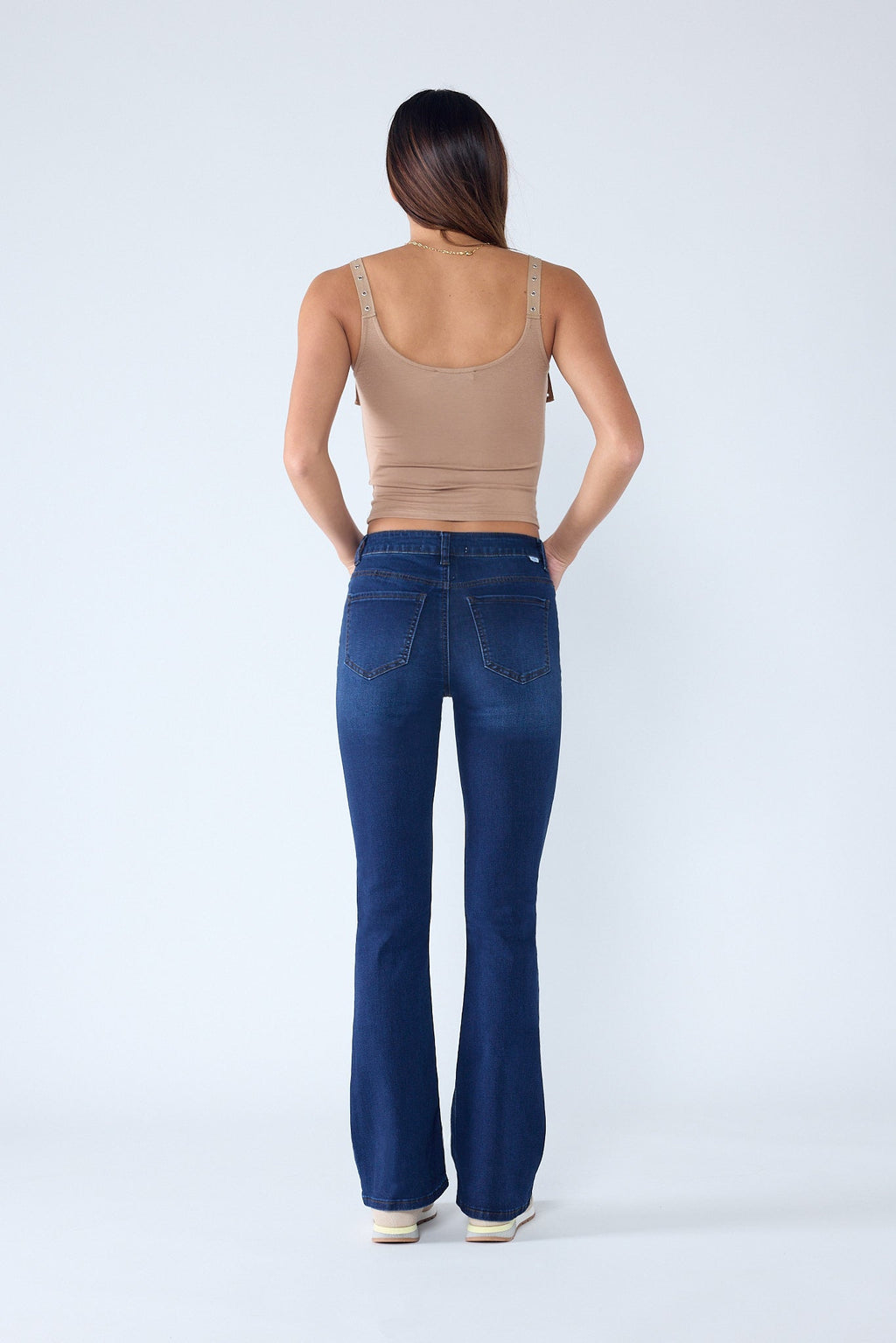 High Rise 5-Pocket Bootcut Jeans
