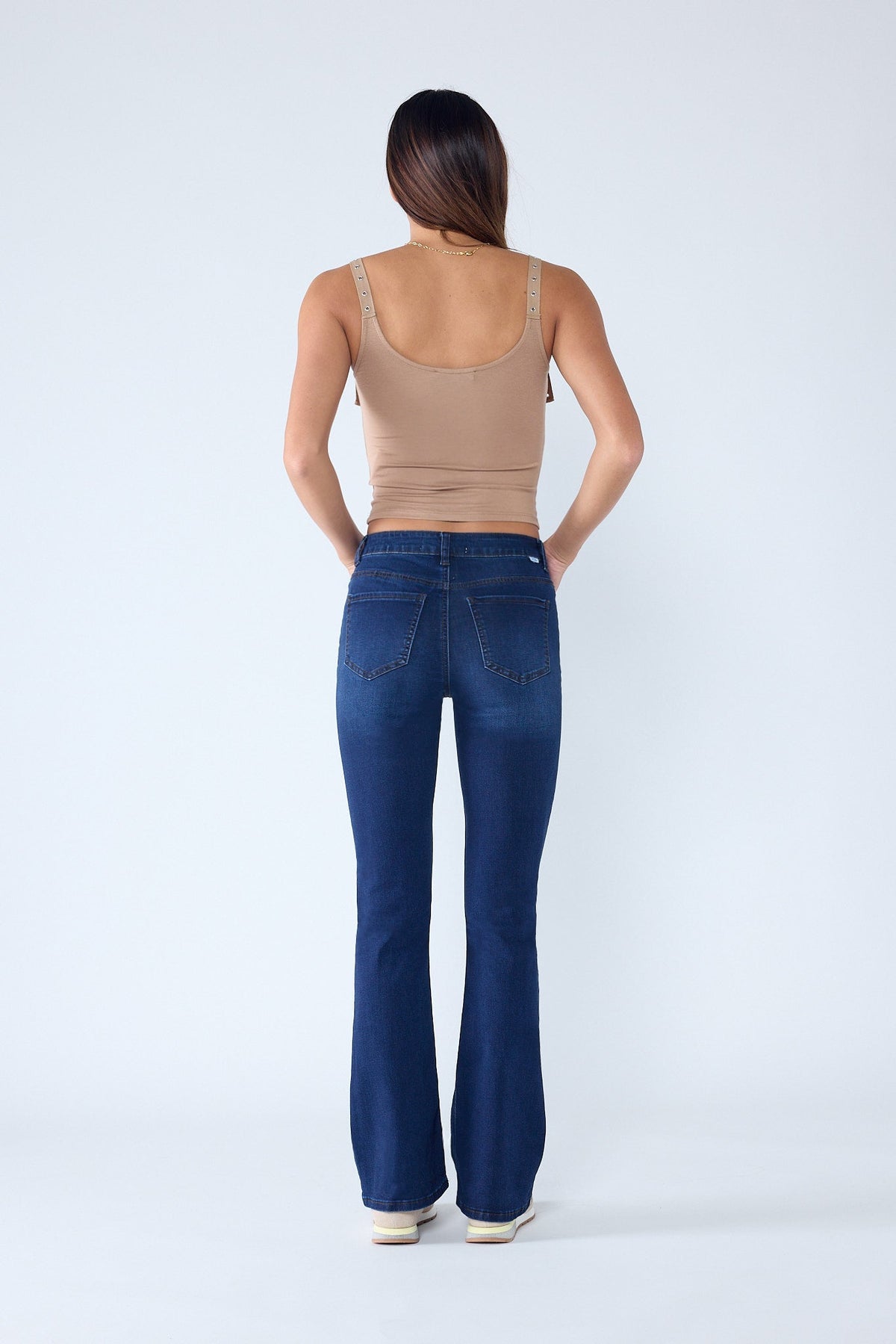 High Rise 5-Pocket Bootcut Jeans