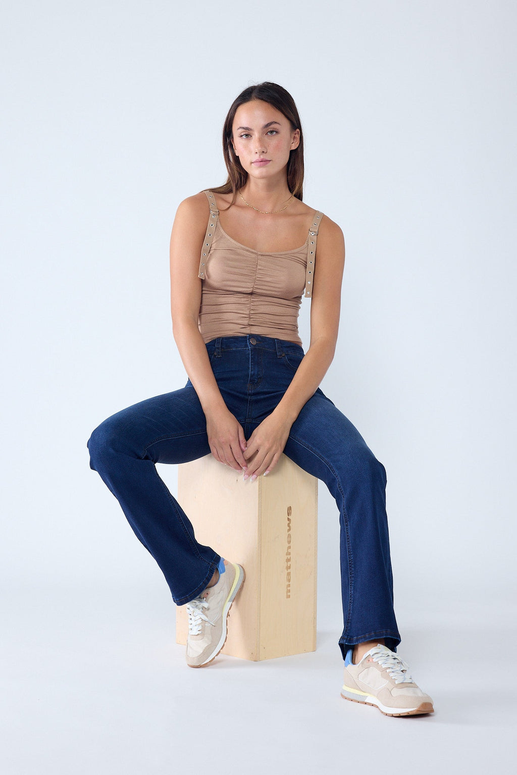 High Rise 5-Pocket Bootcut Jeans