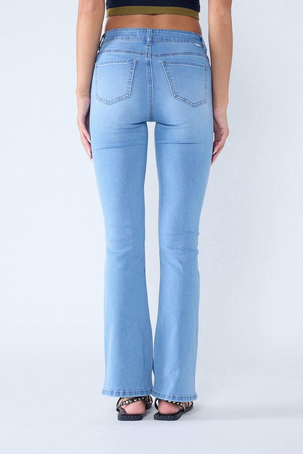High Rise 5-Pocket Bootcut Jeans