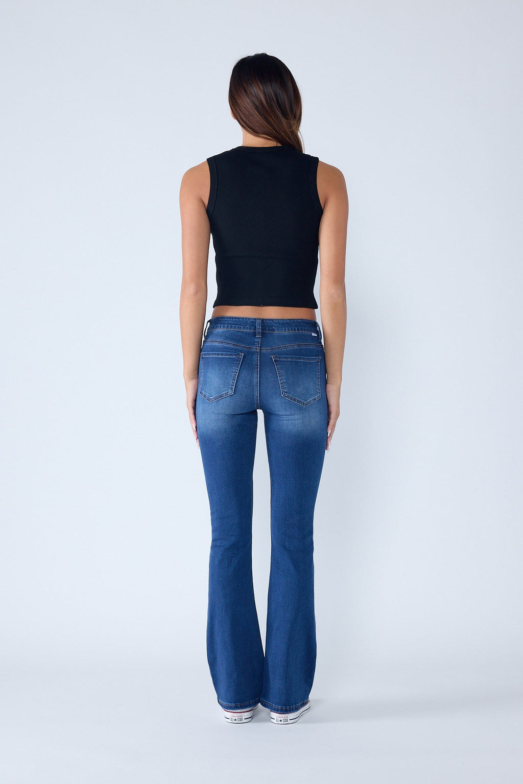High Rise 5-Pocket Bootcut Jeans