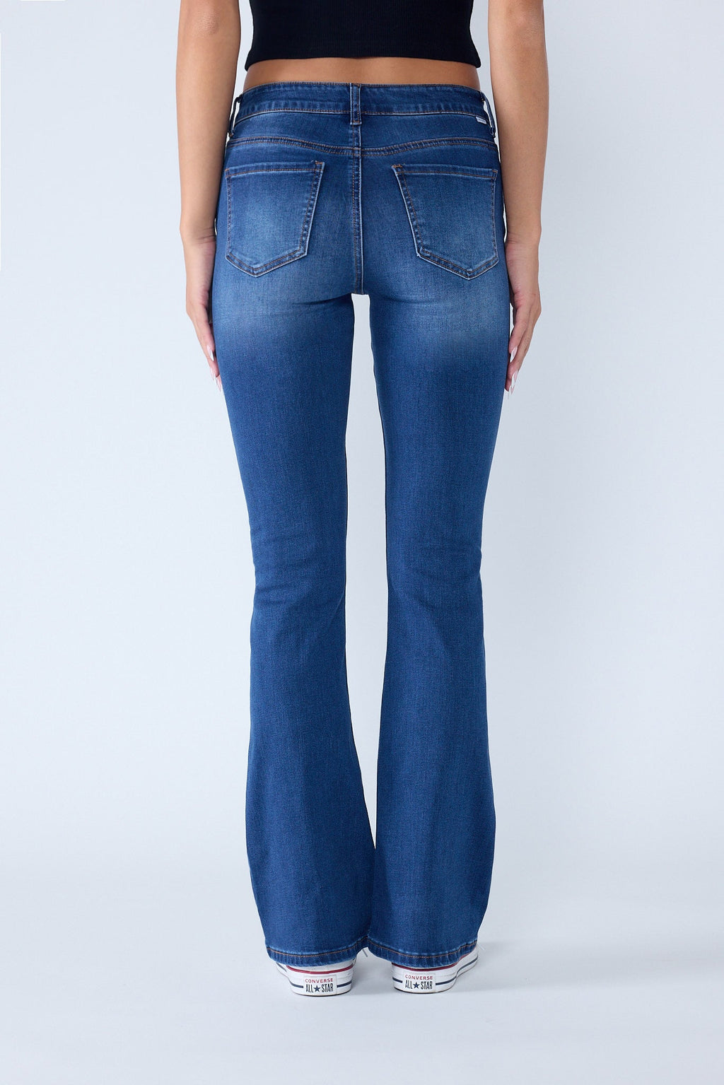 High Rise 5-Pocket Bootcut Jeans