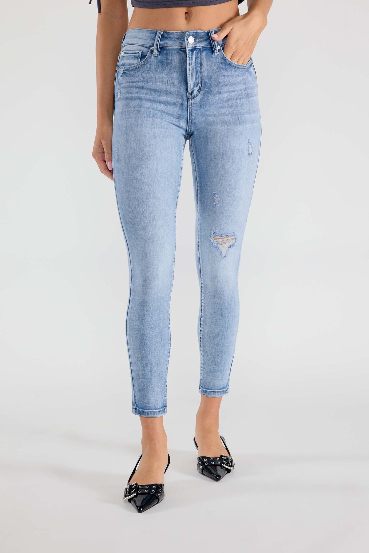 Destructed Skinny Jeans