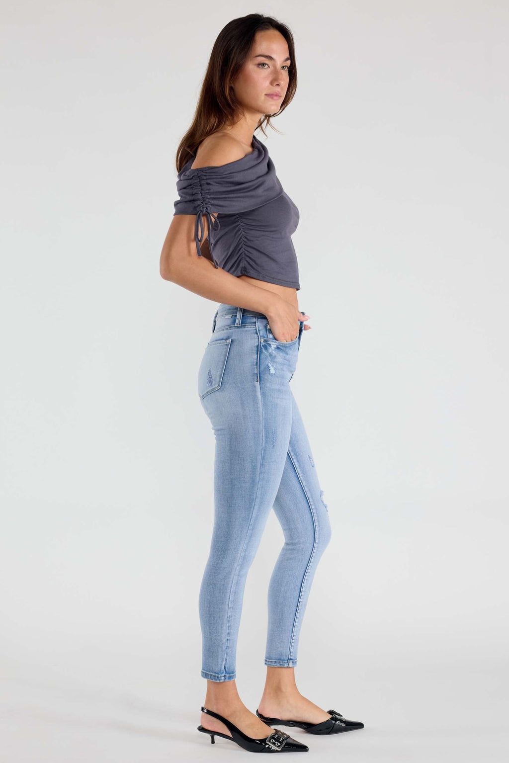 Destructed Skinny Jeans