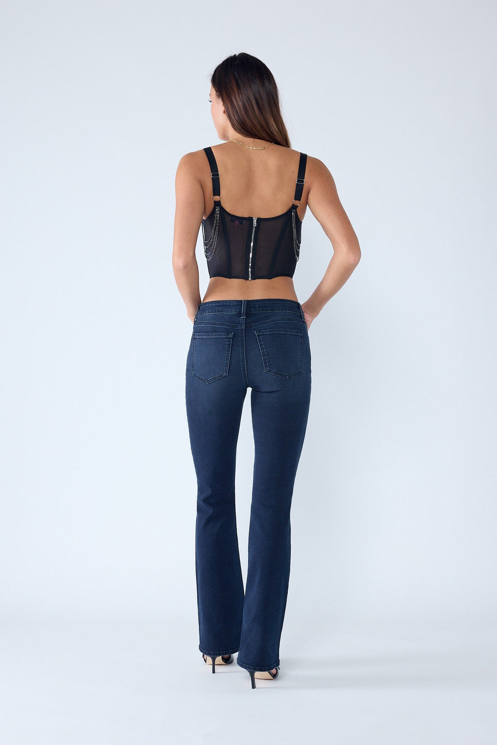 High Rise Bootcut Jeans