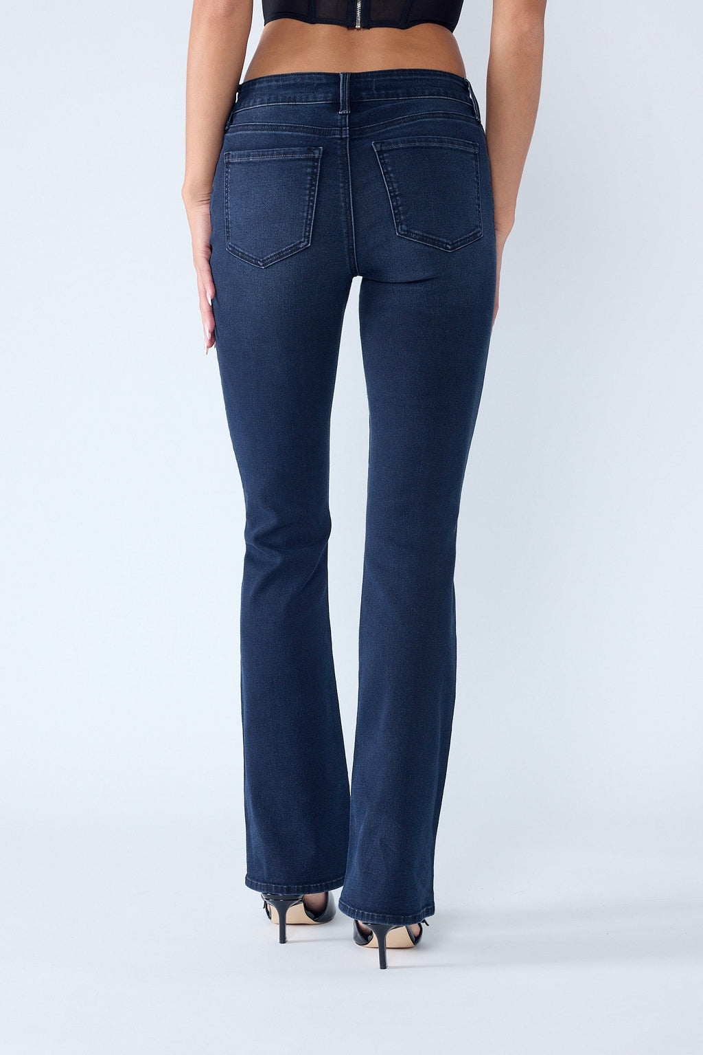 High Rise Bootcut Jeans