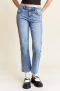High Rise Classic Straight Jeans