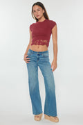High Rise Wide Leg Jeans