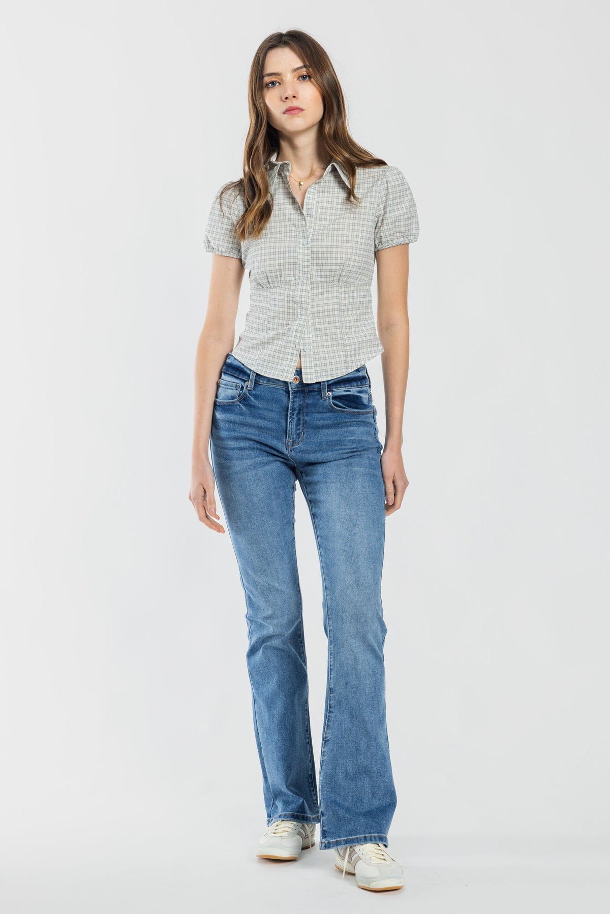 High Rise Bootcut Jeans
