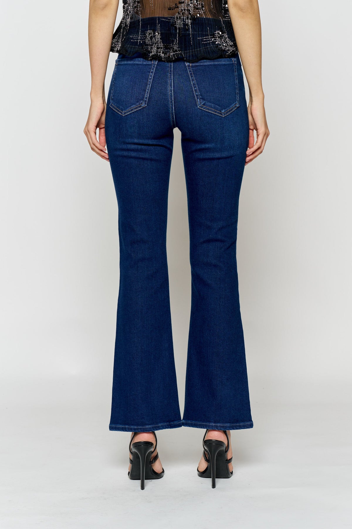 High Rise Slim Bootcut Jeans