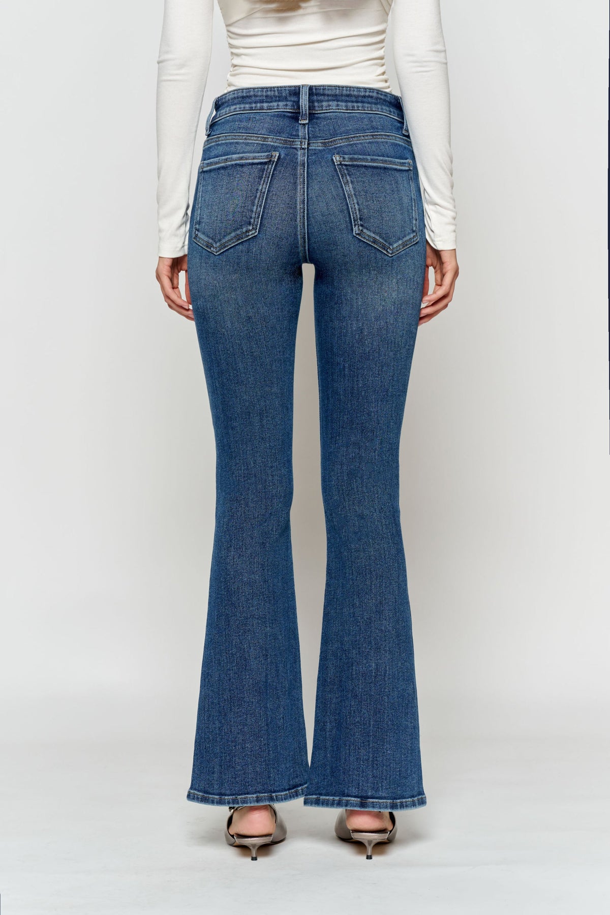 High Rise Bootcut Jeans