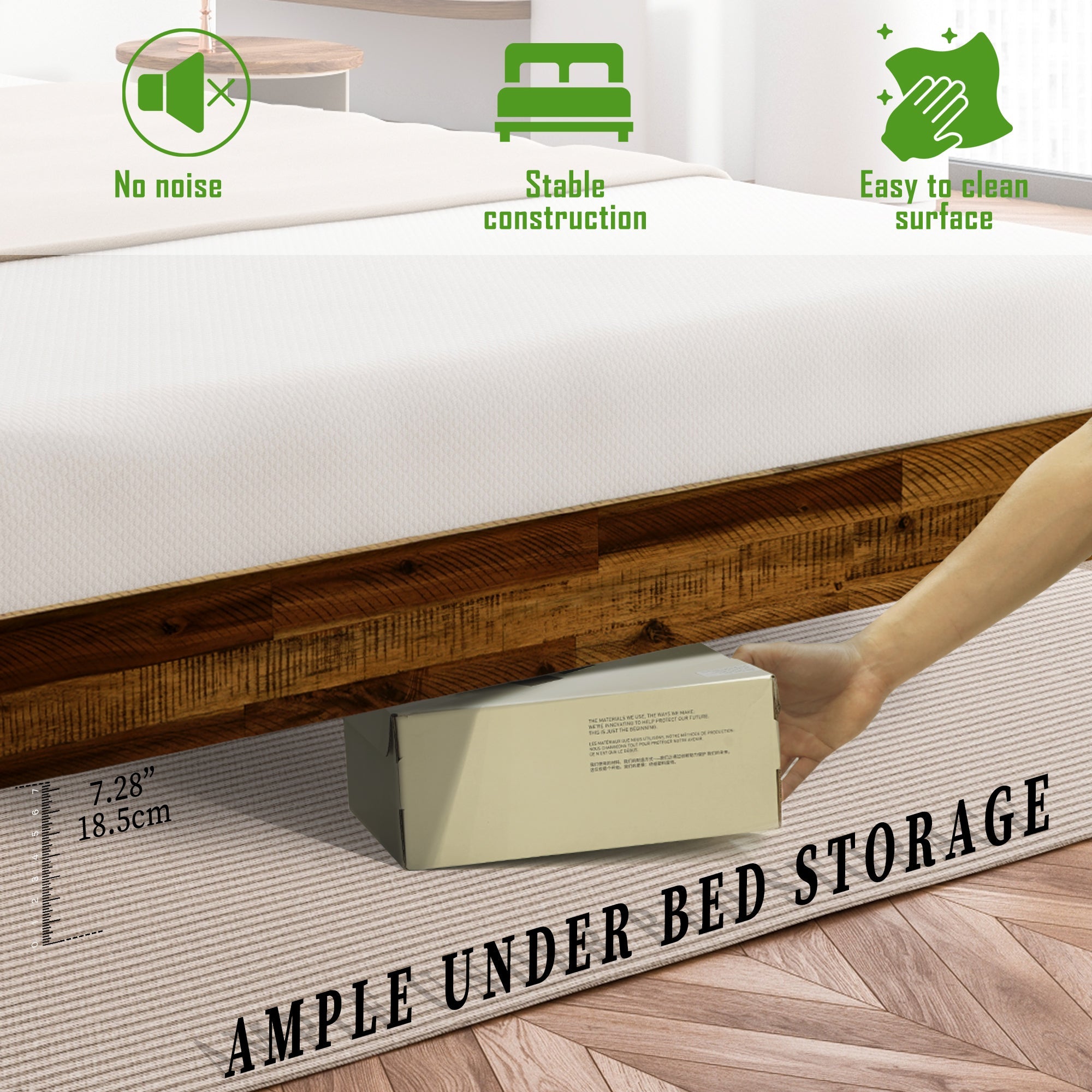 Sierra Solid Wood Bed Frame
