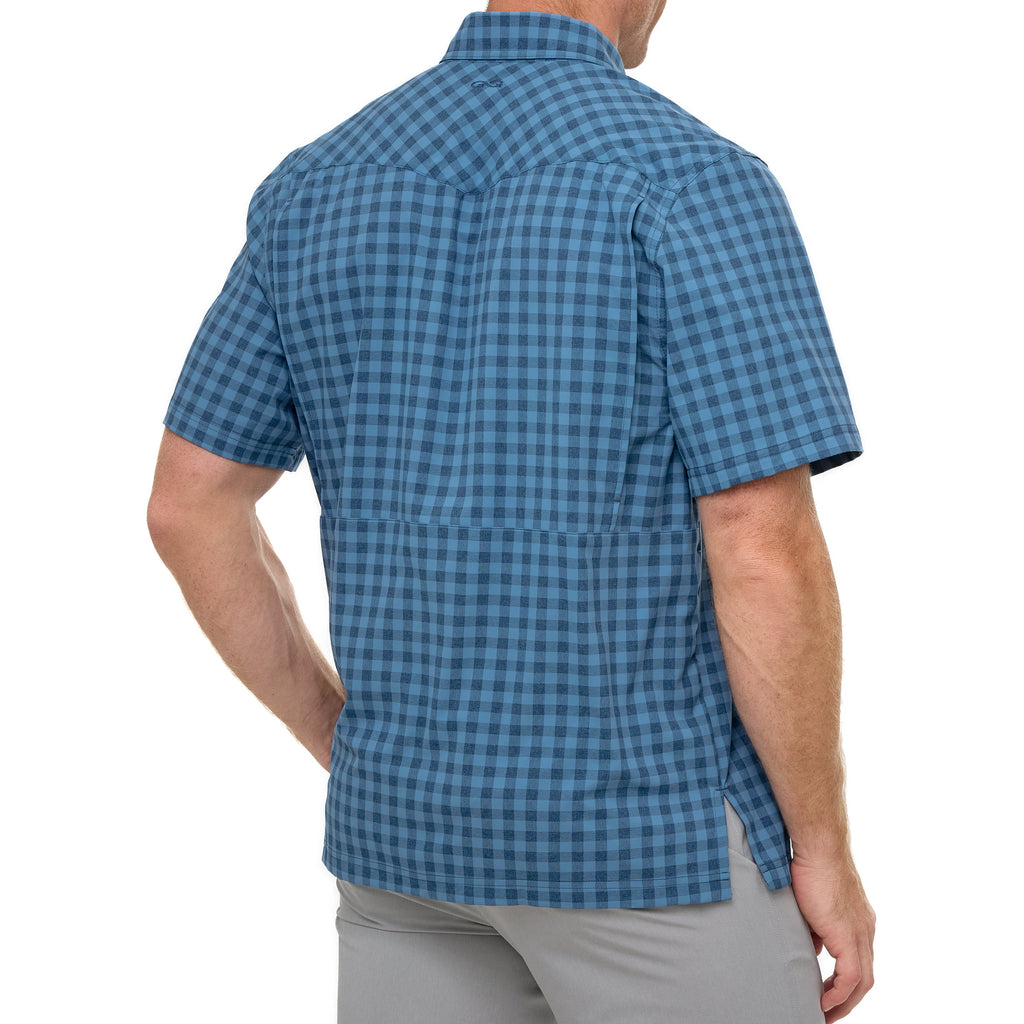 Slate Pearl Snap Shirt