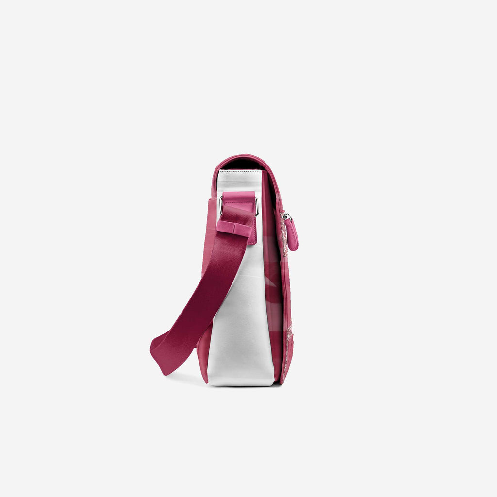 Glitter Pink Messenger Bag 16” | BYMANYC ® New York Glam Street Edition