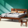 [Buy 1 Get 1] Callisto Solid Wood Bed Frame and Nightstand