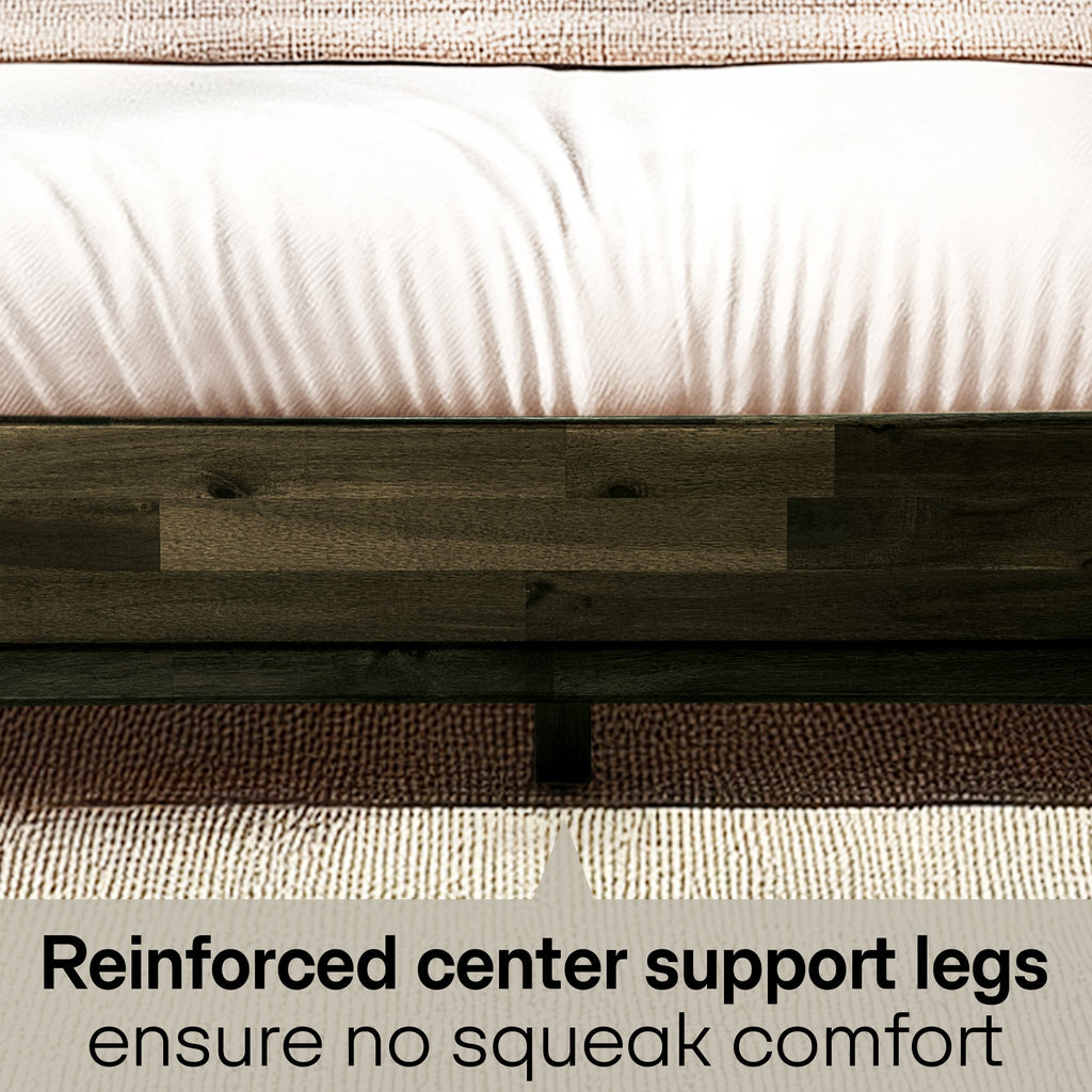 Aurora Solid Wood Bed Frame