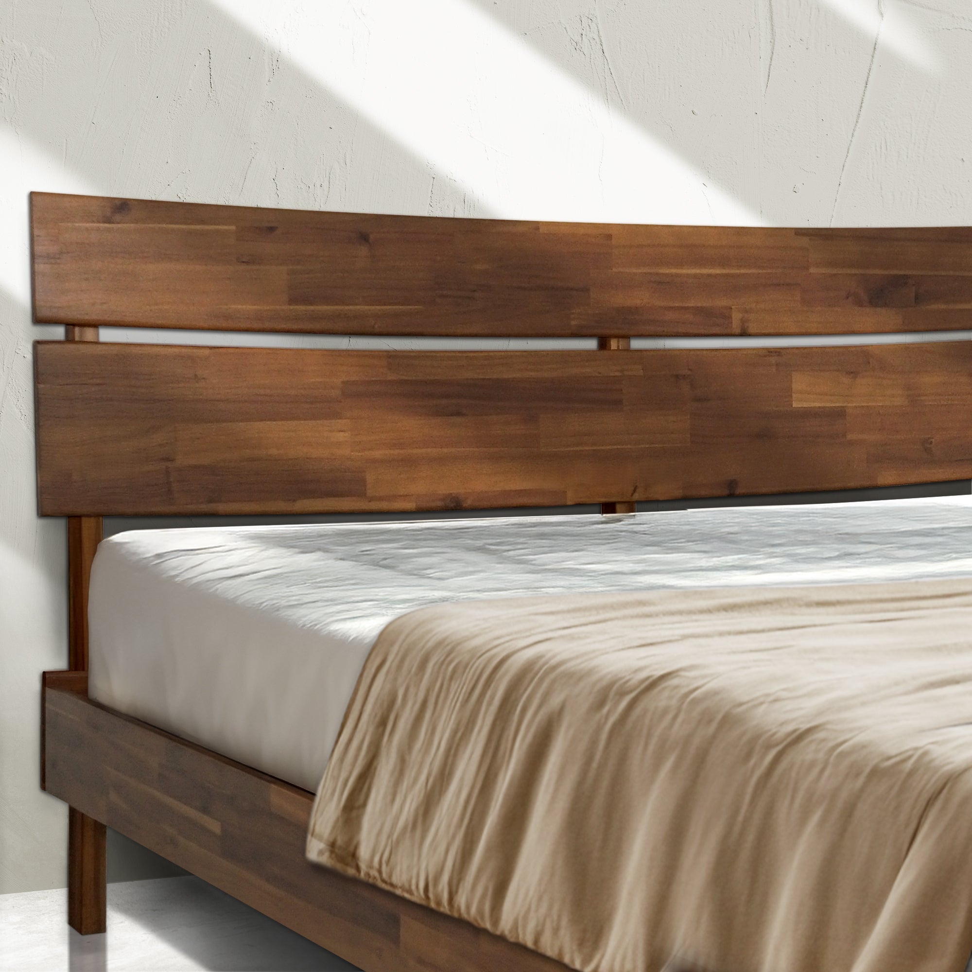 Aurora Solid Wood Bed Frame