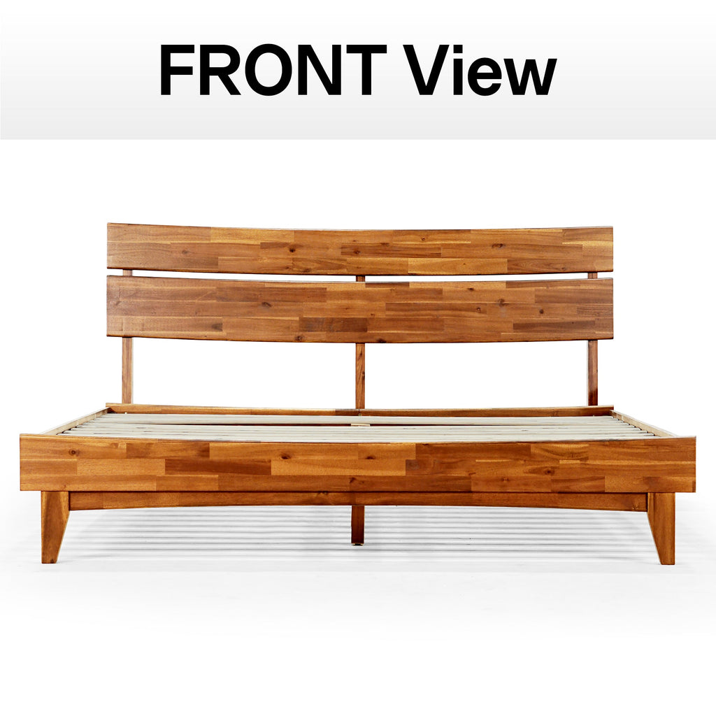 Aurora Solid Wood Bed Frame