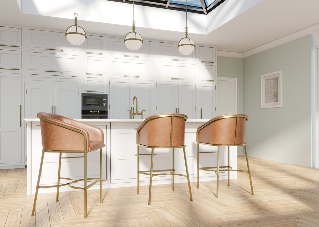 Greensboro Barstool in Brown