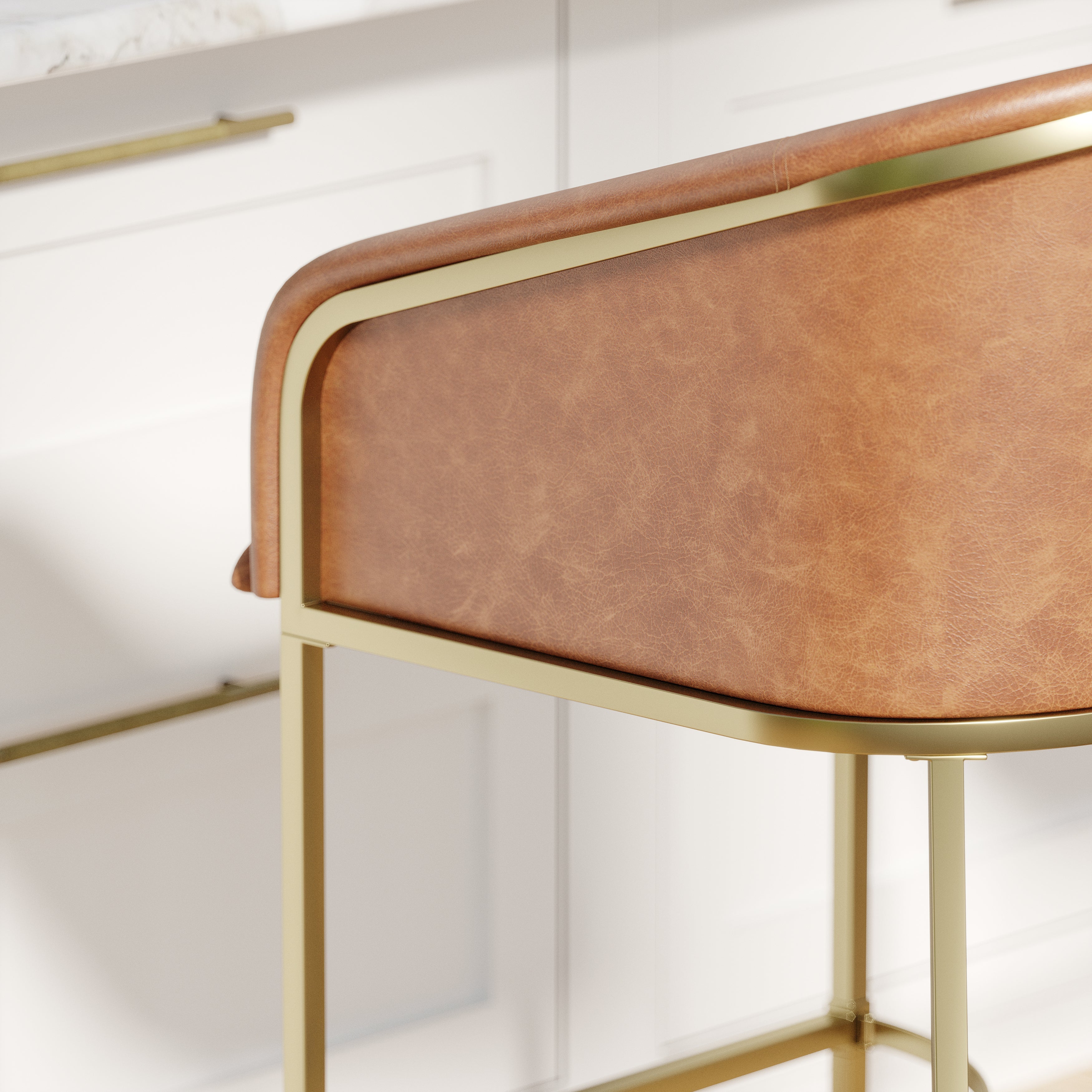Greensboro Barstool in Brown