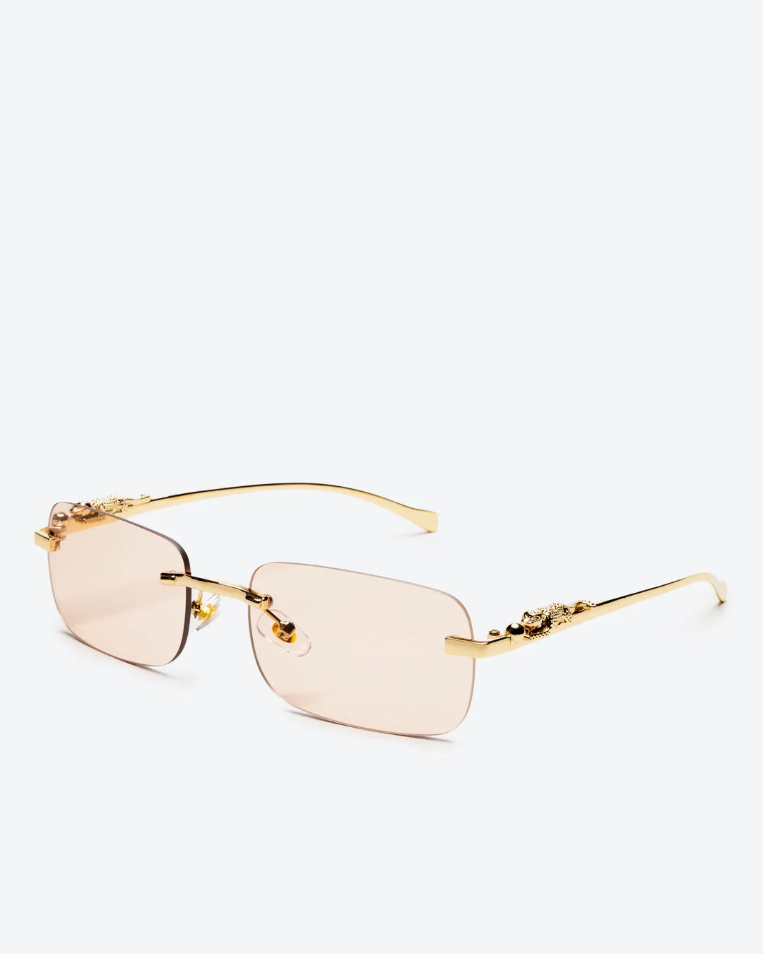 NOBLE - Violet Lenses, Gold Chrome Frame
