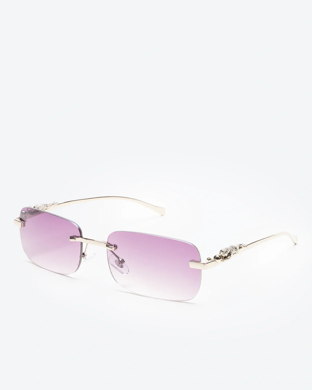 NOBLE - Violet Lenses, Gold Chrome Frame
