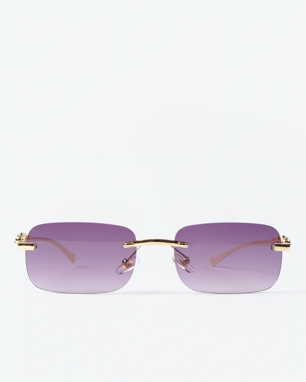NOBLE - Violet Lenses, Gold Chrome Frame