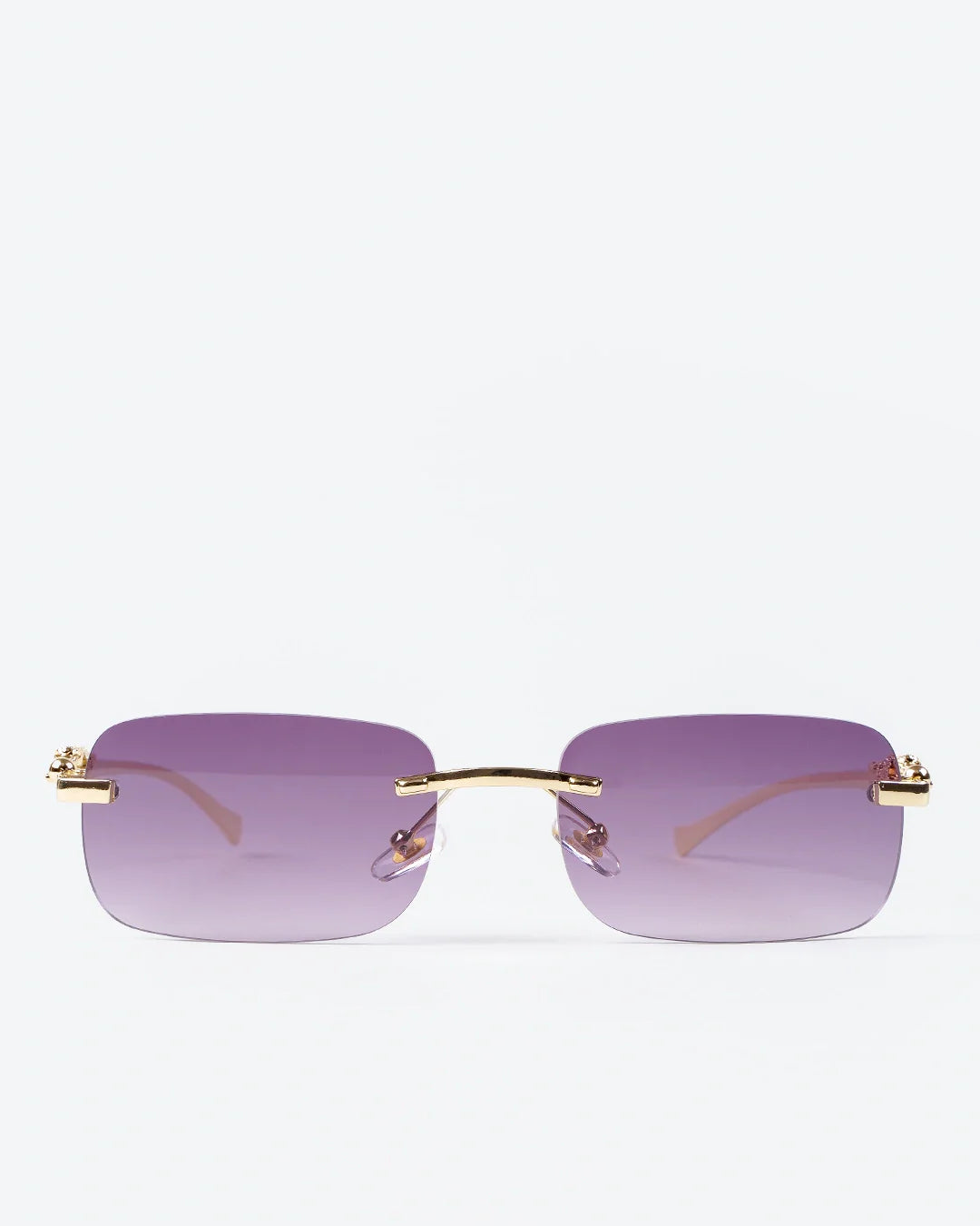 NOBLE - Violet Lenses, Gold Chrome Frame