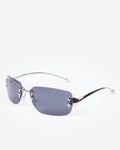 GRACE - Black Lenses, Chrome Frame