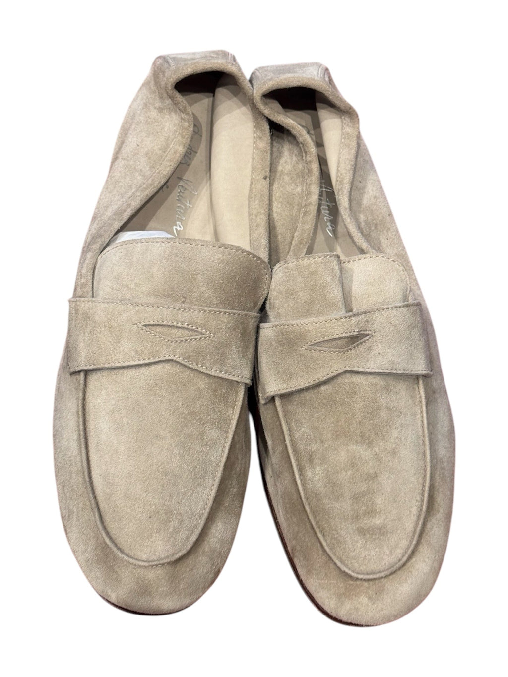 Andrea Ventura Suede Short Penny Loafers