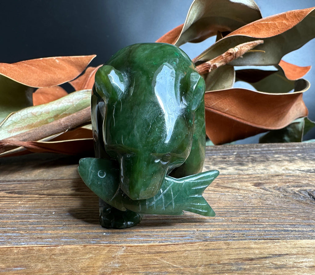 Bear Special with Jade Fish, 4"