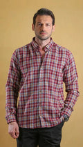 The Woodsman Shirt(Crimson Plaid)