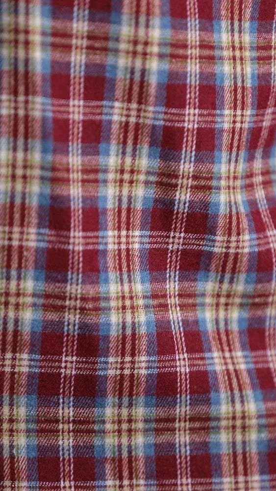 The Woodsman Shirt(Crimson Plaid)