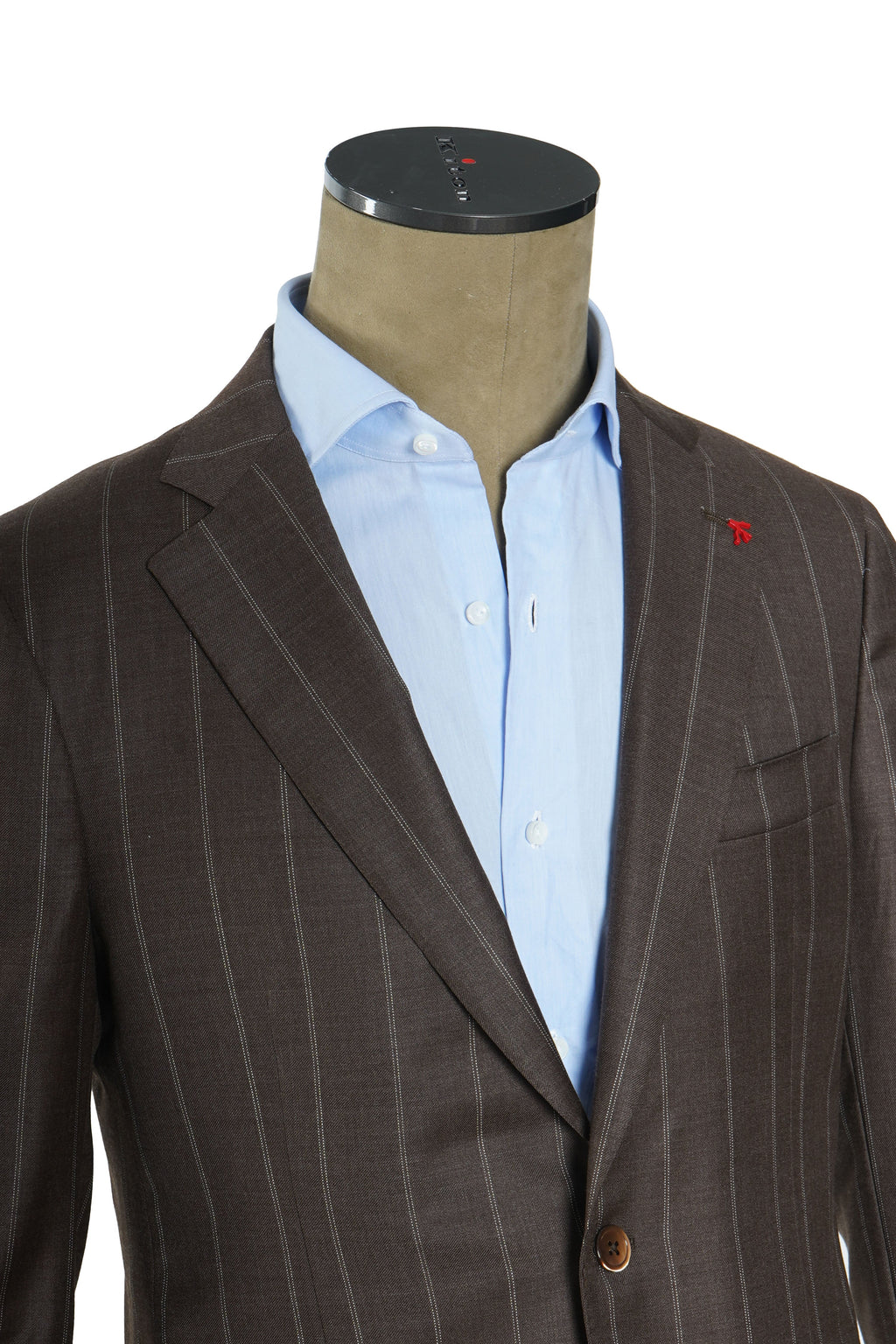 Isaia Pinstriped Wool Suit