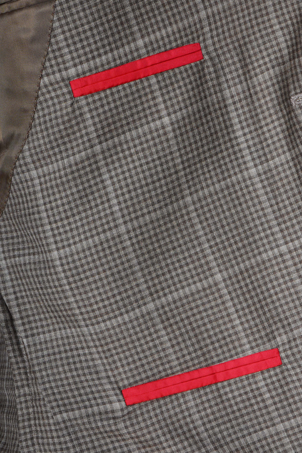 Isaia Windowpane Box Check Wool-Silk Suit