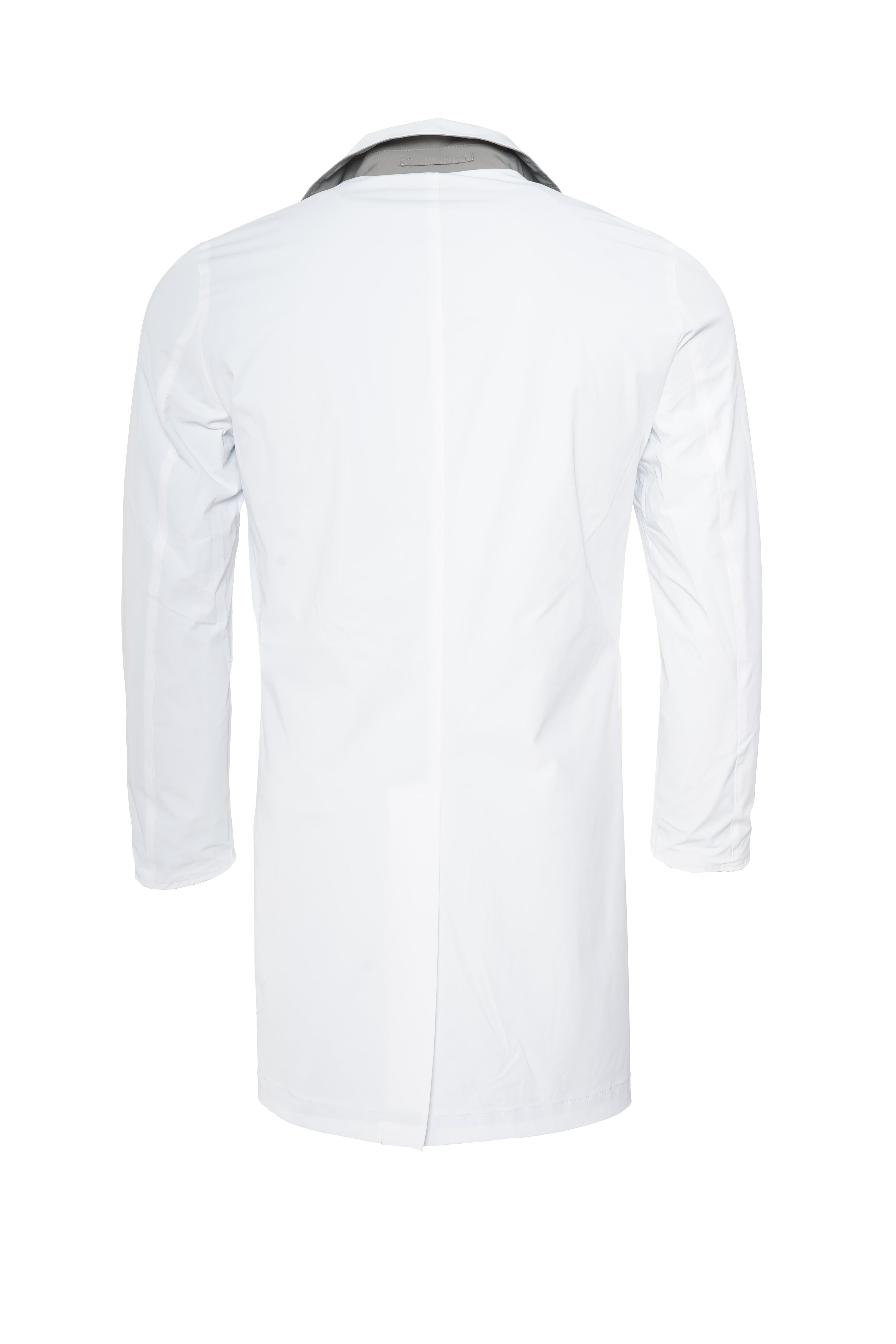 Kired Kim Solid Nylon Reversible Button Up Overcoat