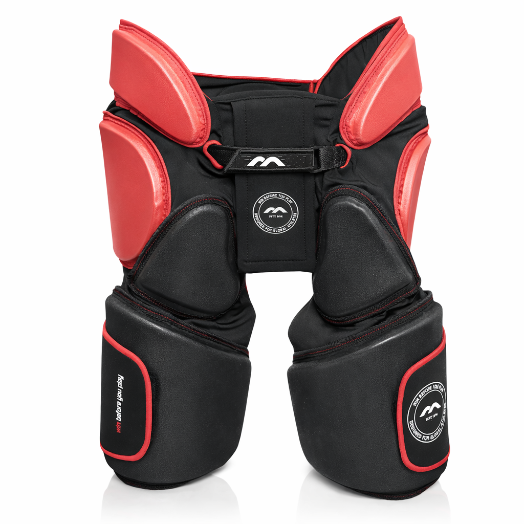 Mercian Evolution 1 Girdle Black/Red with overshorts