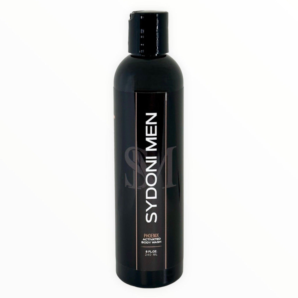 SYDONI MEN PHOENIX ACTIVATED BODY WASH  | Refresh, Energize & Rebalance Net. Wt. 8 oz. 240ml